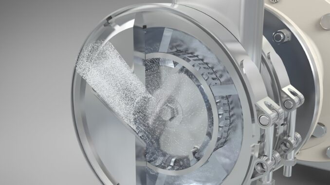 A rotor-stator system