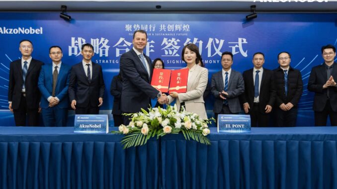 Signing of partnership agreement