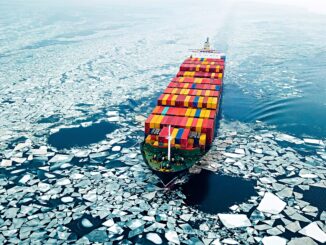 A containership painted with Hempaguard Ultima