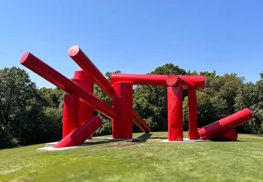 The Way art piece at Laumeier Sculpture Park in St. Louis, Missouri