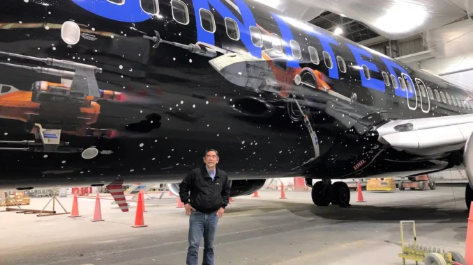 Michael Suhara, AkzoNobel's Senior Technical Service Coordinator for Aerospace Coatings.