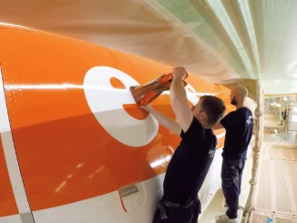 easyjet is trialling lightweight aero-paint